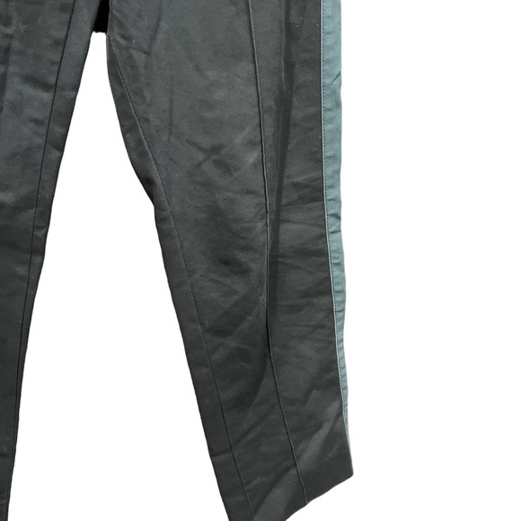 Kenzo Pants Men 27 waist Black Green Strip Pull On Draw String - Picture 4 of 15